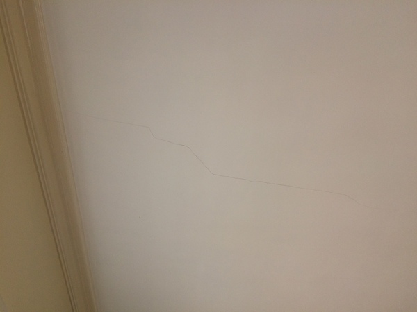 Cracks appearing in the house