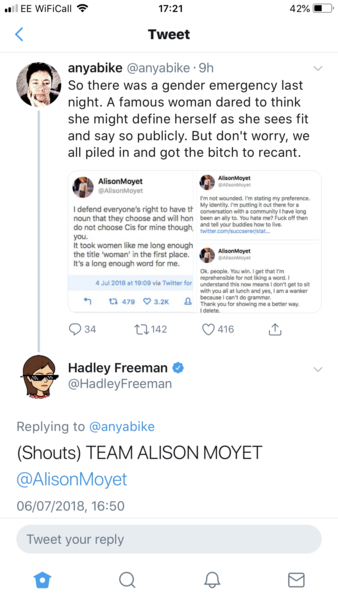 Alison Moyet - yay (I think)