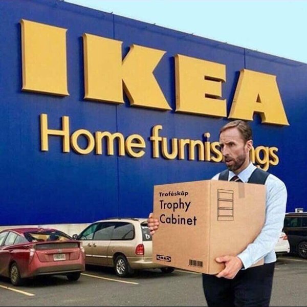 To be sick of this 'it's coming home' nonsense