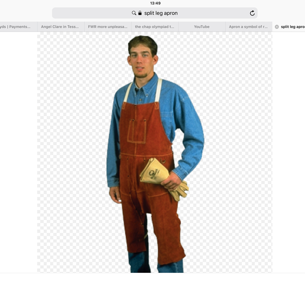 Apron a symbol of repression