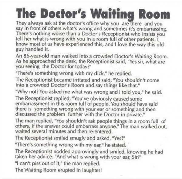 Fucking GP receptionists