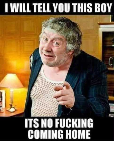 To be sick of this 'it's coming home' nonsense