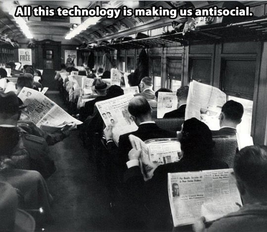 To think people would be much happier if the internet didn't exist