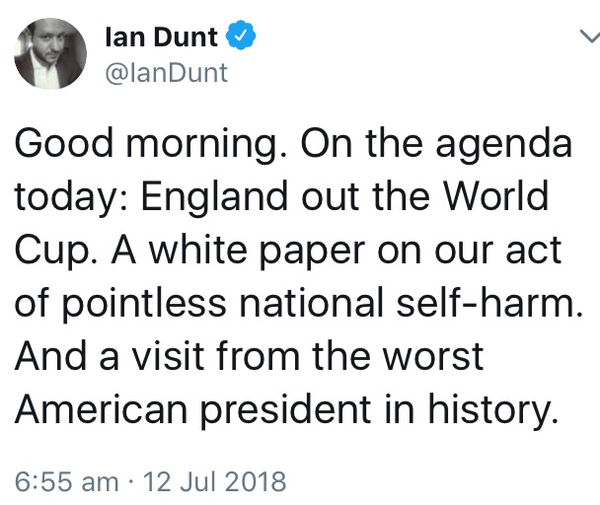 Westministenders: May's Turd Way covered in Donald's Glittery Tickertape from his Parade