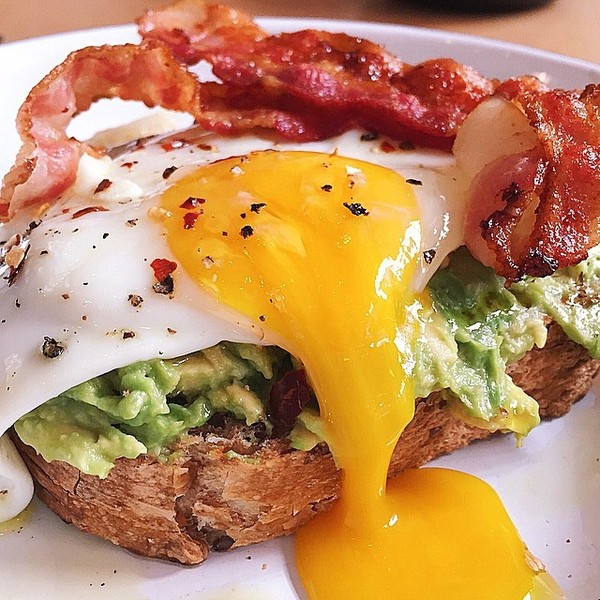 To think this egg is not poached?