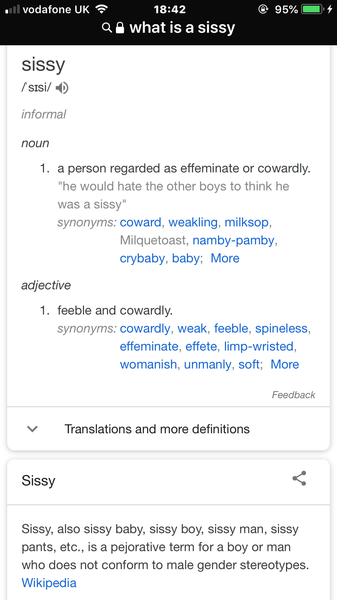 They attacked Alison Moyet when she objected to being called a cis woman...