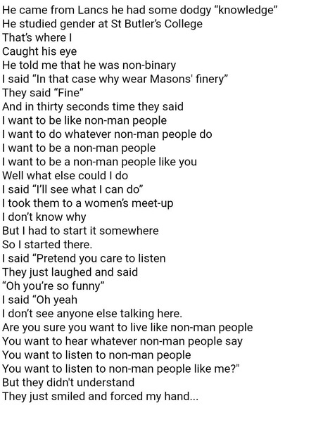 I've written a song about gender