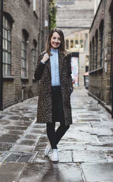 I want this leo print coat