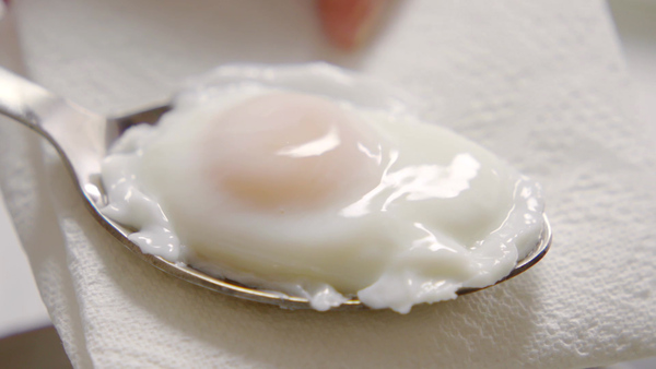 To think this egg is not poached?