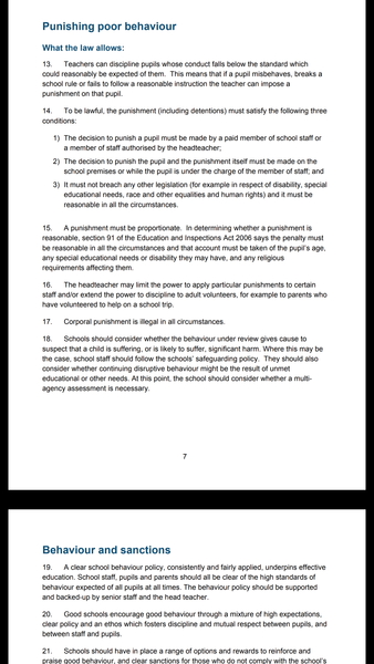 Aibu or is school, regarding discipline?