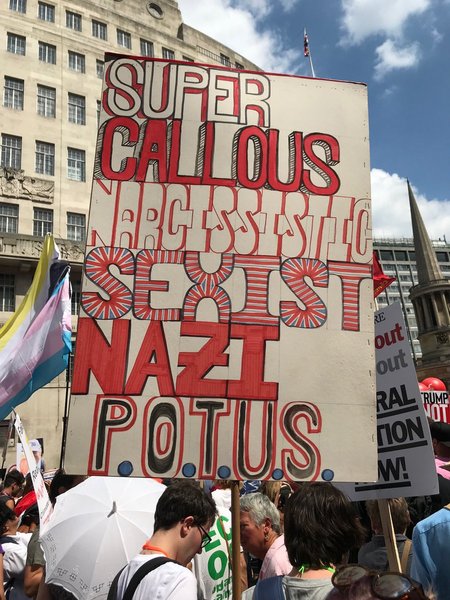 To think the anti trump marches are a waste of time