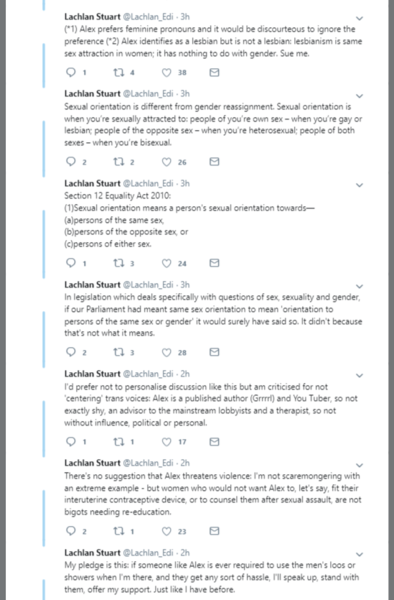 Lachlan Stuart on Alex Drummand (Stonewall Advisor on trans)