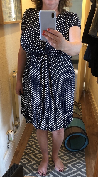 They are trying to tell me this dress looks good for a wedding.