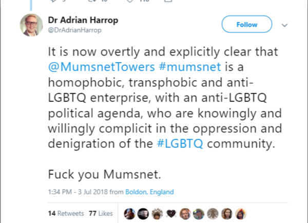 A new member of the Leftie Misogynists club!