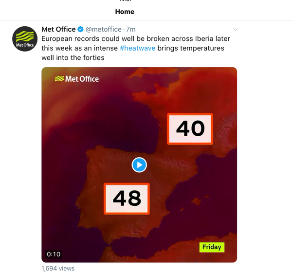 Have you seen the weather forecast for next week?!