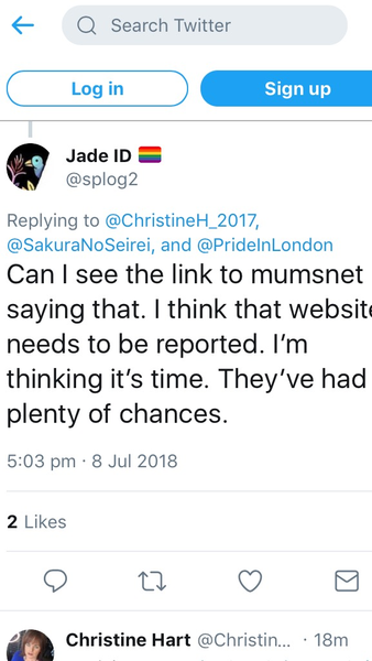 Lesbians protest at London Pride #getthelout