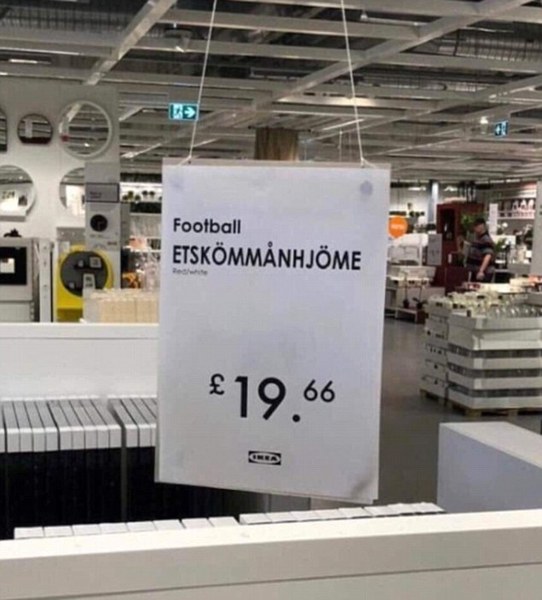 To be sick of this 'it's coming home' nonsense