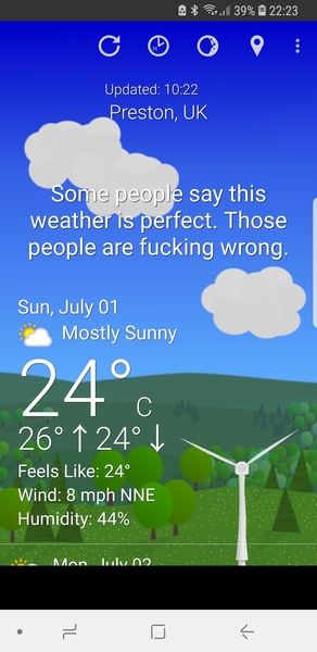 What's your heat-o-meter where you are?