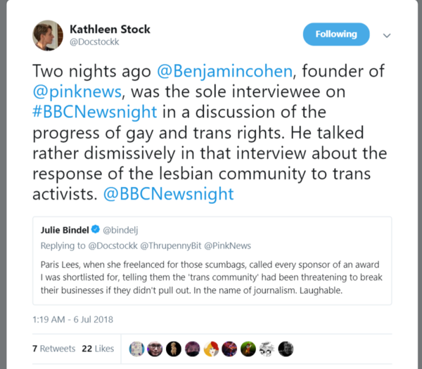 John Bercow's rant about Gender Critical women