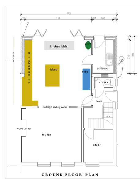 Help with new kitchen and lounge layout