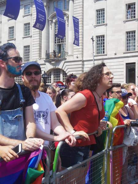 Lesbians protest at London Pride #getthelout