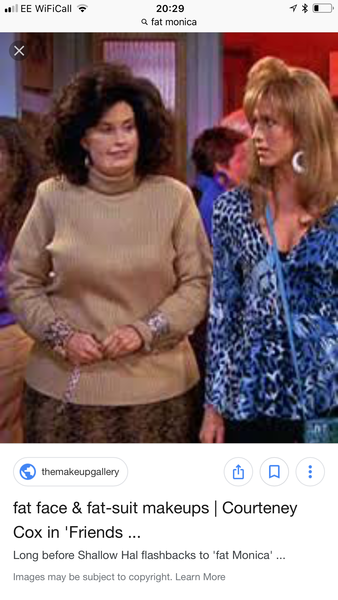Arg it still bothers me in this episode of friends..