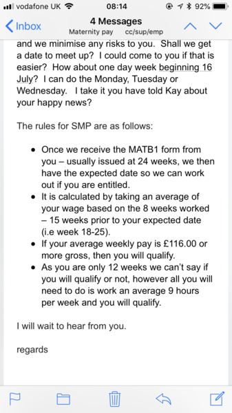 Maternity allowance need help?!