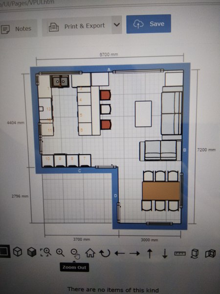 help me with the kitchen-diner layout (floor plan attached)