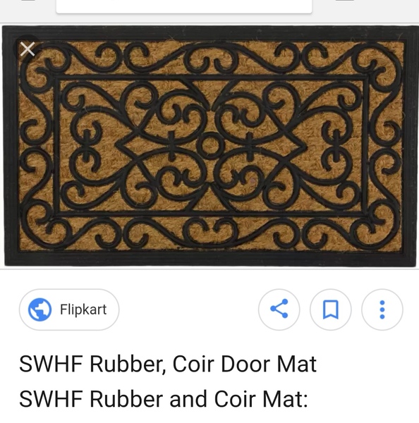 A doormat that doesn't lose it's pattern?