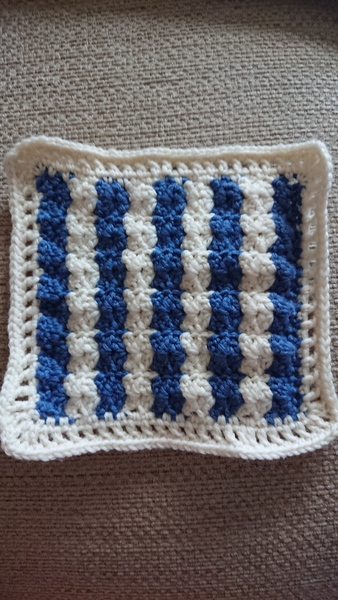 Woolly Hugs. A Blanket for the family of Mumsnetter JsOtherHalf  who very sadly died recently