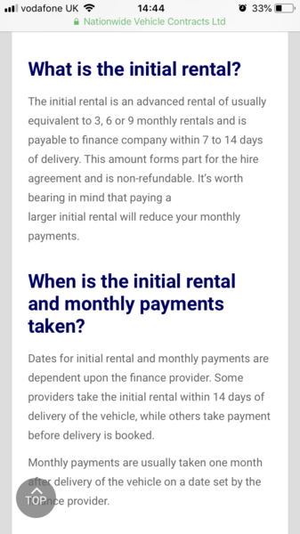 Lease cars....