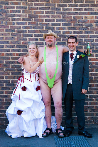 Is it appropriate to wear a very very low cut wedding dress?