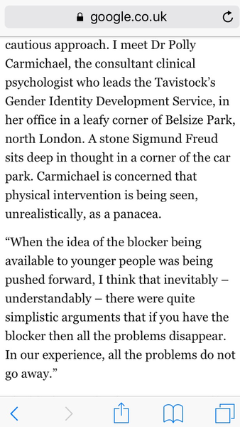 Victoria Derbyshire show today - transgender children buying time by delaying puberty