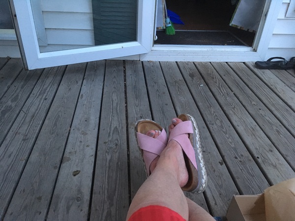 Nice sandals or holiday madness?!