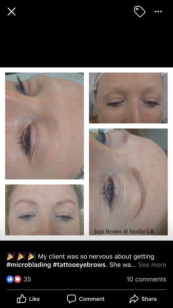 Micro blading for blonde eyebrows. Yes or no?
