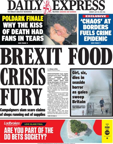 To ask if anyone is considering stockpiling