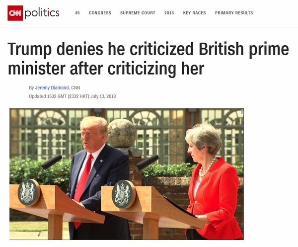 Westministenders: May's Turd Way covered in Donald's Glittery Tickertape from his Parade