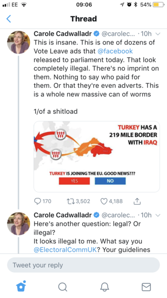 To be scared by our apathy?