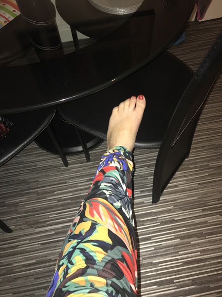 To think those loose flowery trousers that are so popular make even the slim look like they have an arse of an elephant?