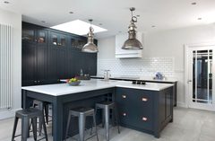 In-frame kitchens and high ceilings