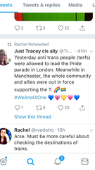 Lesbians protest at London Pride #getthelout