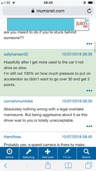 To think people who overtake are idiots?