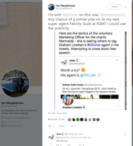 The Times reporting on the harassment of A Woman's Place UK