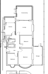 help me with the kitchen-diner layout (floor plan attached)