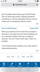 To think people who overtake are idiots?