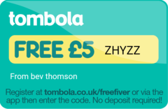 Tombola free £5 codes
