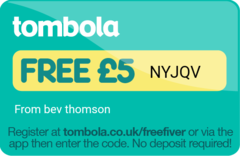 Tombola free £5 codes