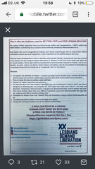 Lesbians protest at London Pride #getthelout