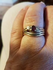 Wedding ring dilema show me yours