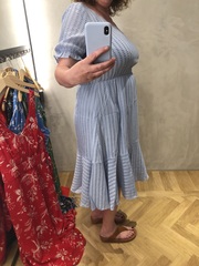 They are trying to tell me this dress looks good for a wedding.